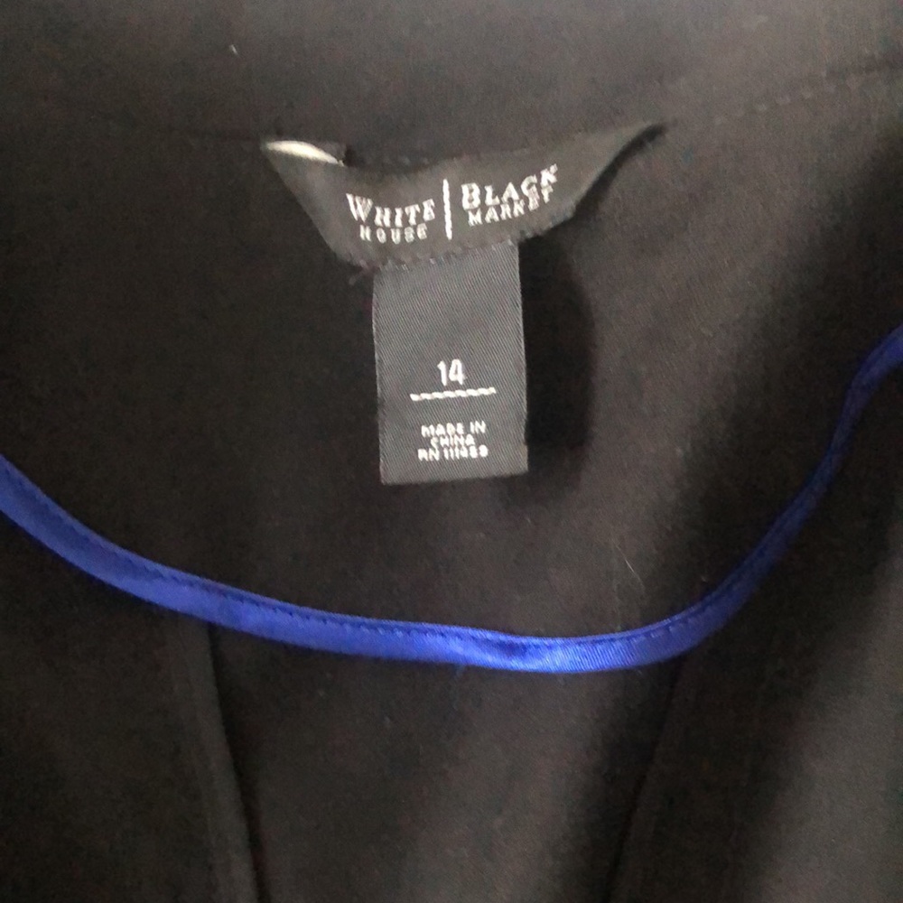 WHITE HOUSE BLACK MARKET BLACK JACKET - Picture 10 of 13
